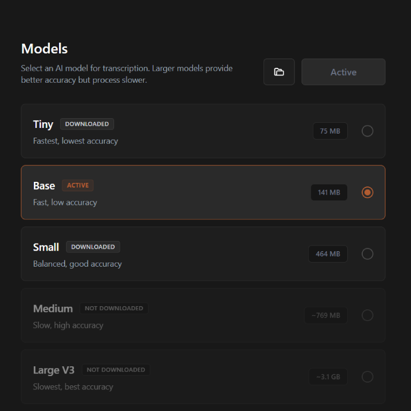 Model selection